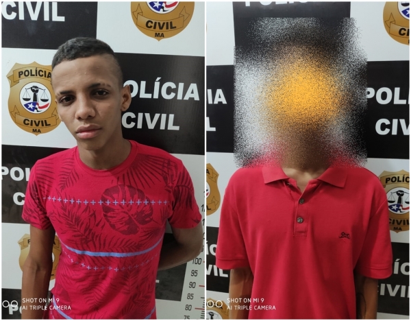 AÇAILÂNDIA URGENTE –  Dois jovens são detidos após serem flagrados com arma branca no centro da cidade. 