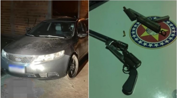  Quadrilha tenta roubar carro de PM e suspeito acaba baleado em São Luís