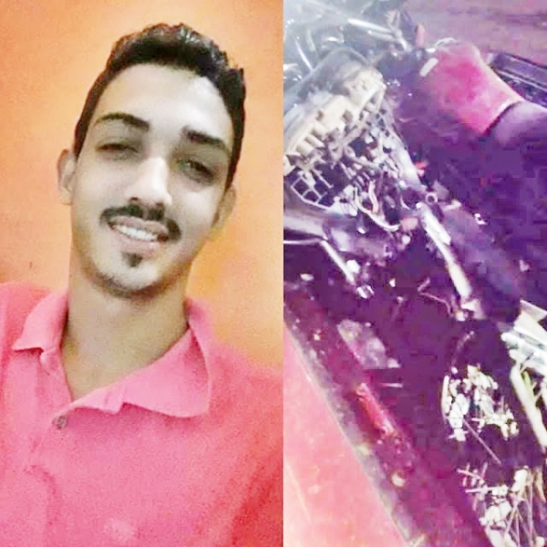 AÇAILÂNDIA: Jovem morre em grave acidente na BR-222 no Pequia