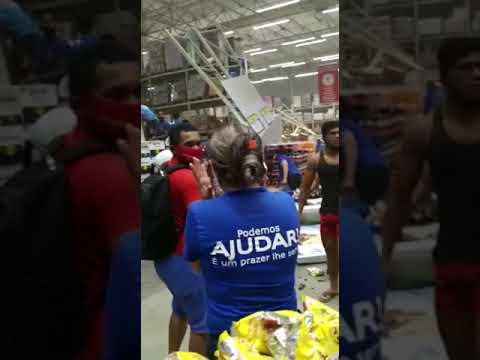 MARANHÃO - Prateleiras com produtos desabam em supermercado e deixam um morto e feridos em São Luís