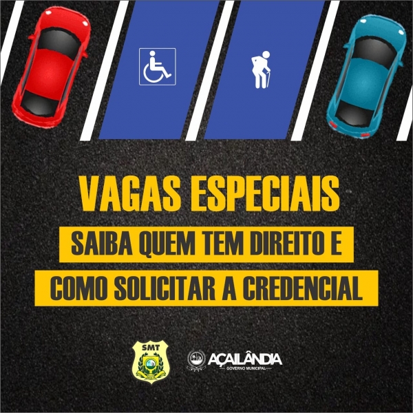 VAGAS ESPECIAIS DE ESTACIONAMENTO: SAIBA QUEM TEM DIREITO E COMO SOLICITAR A CREDENCIAL