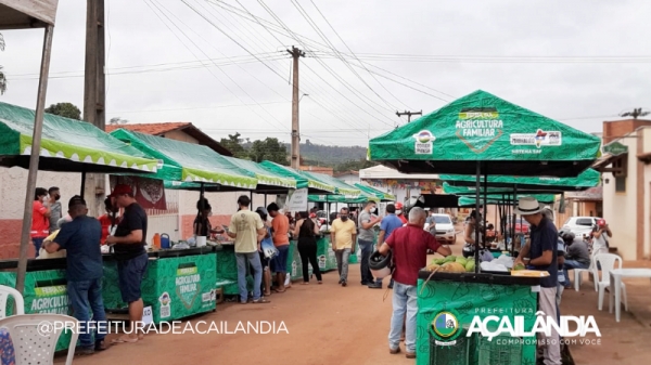 FEIRA ITINERANTE DA AGRICULTURA FAMILIAR EM AÇAILÂNDIA