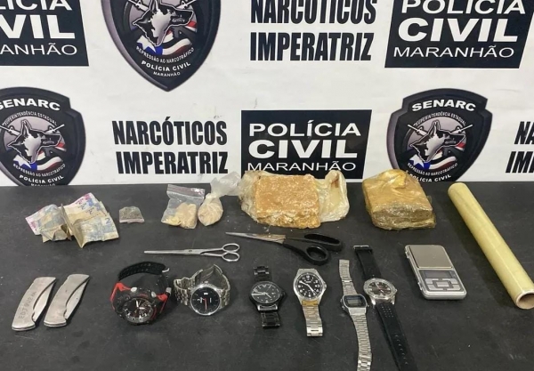 IMPERATRIZ - HOMEM É PRESO EM FLAGRANTE POR MANTER MULHER EM CÁRCERE PRIVADO E POR TRÁFICO DE DROGAS NA VILA LOBÃO