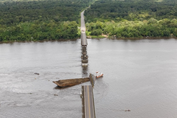 Governo paraense usará cabos de aço para recuperar trecho de ponte