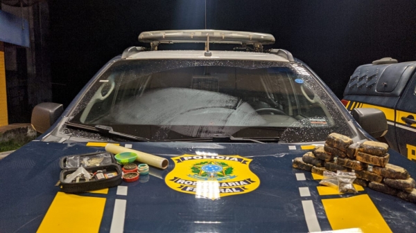 AÇAILÂNDIA – Polícia Rodoviária Federal Prende homem com grande quantidade de drogas na BR - 010 