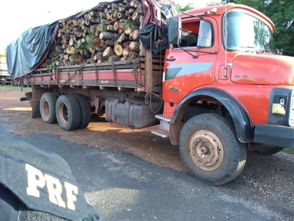 Polícia Rodoviária apreende 20 m³ de madeira irregular na BR-316 no MA