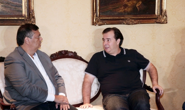 Presidente da Câmara dos Deputados visita Flávio Dino e diz que Maranhão “demonstra muita competência”