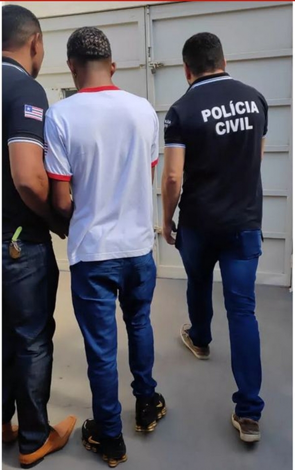 Jovem suspeito de praticar assalto é preso dentro de escola no interior do Maranhão