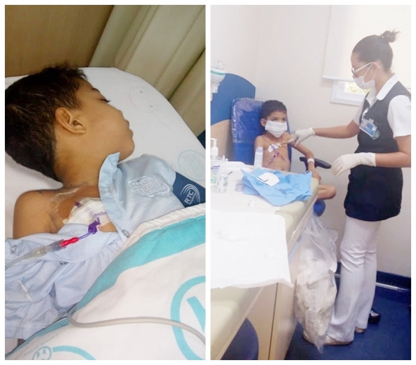 AÇAILÂNDIA - Completa um mês o tratamento de Davi contra o Câncer