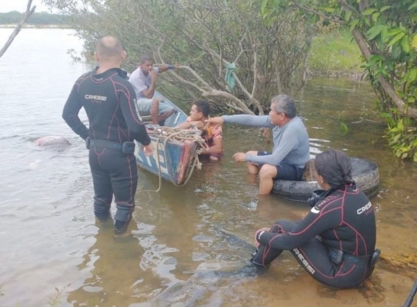Bombeiros encontram corpo de jovem que se afogou no rio Tocantins, em Governador Edison Lobão
