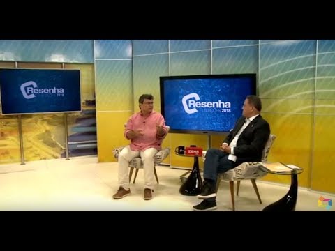 Candidato Roberto Rocha (PSDB) é entrevistado no Resenha