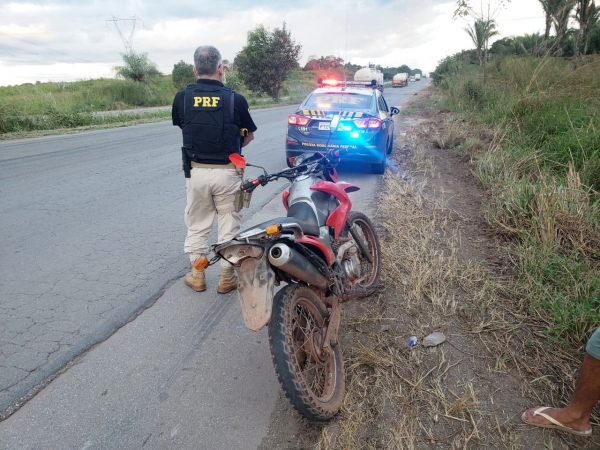 MARANHÃO - Motocicleta roubada em Tutóia é recuperada em Bacabeira