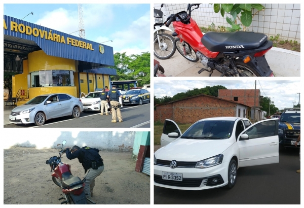 MARANHÃO - PRF RECUPERA 6 VEÍCULOS ROUBADOS EM MENOS DE 12 HORAS