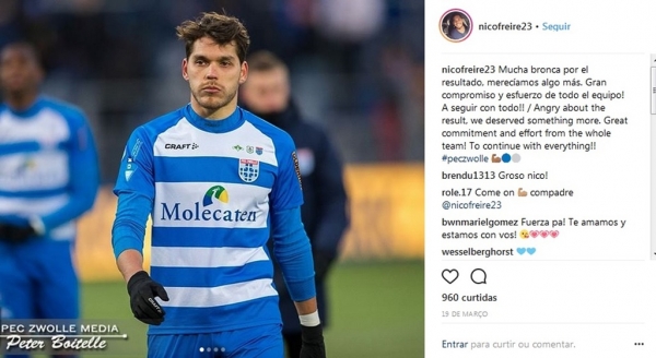 Palmeiras acerta com zagueiro argentino que estava na Holanda