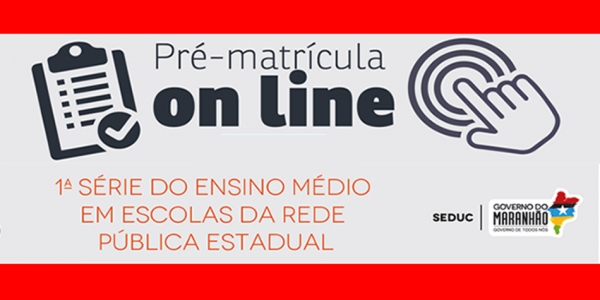 Encerram nesta sexta-feira (8) pré-matrícula para a 1ª série do Ensino Médio em escolas da rede estadual
