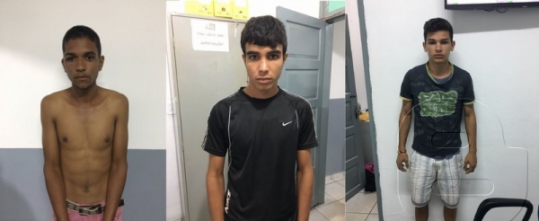 PM e PC Prendem Jovens Acusados de Assaltar Estabelecimento Comercial e Residência em Açailândia.