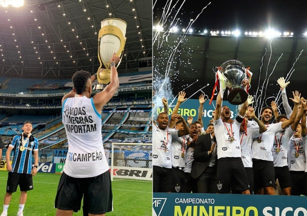 Grêmio e Atlético-MG sagram-se campeões estaduais