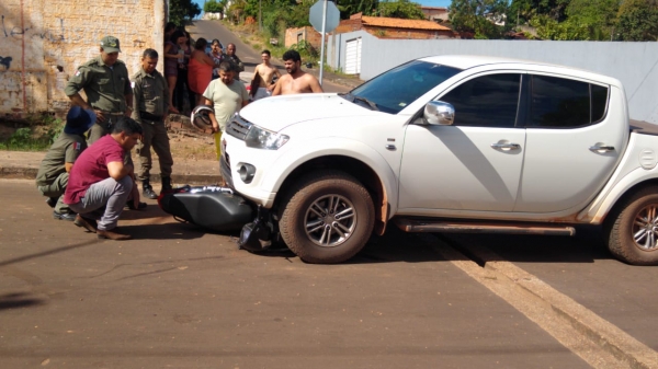 AÇAILÂNDIA URGENTE – Mais um acidente é registrado hoje desta vez no Bairro Jardim América