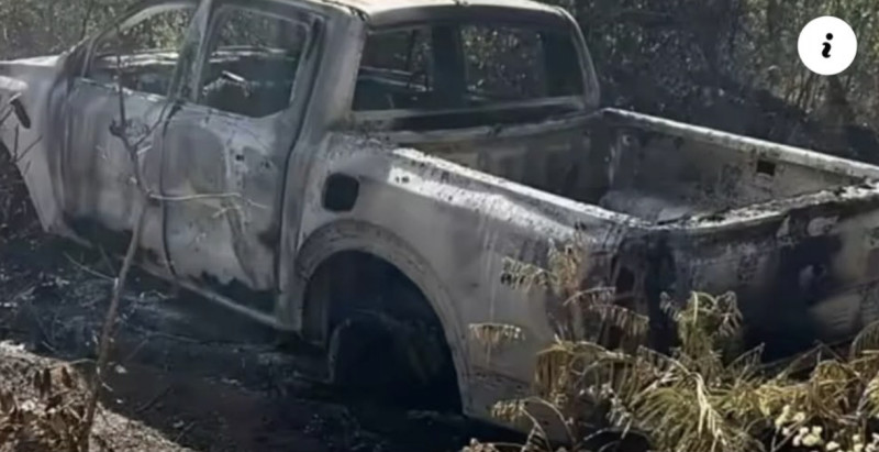 CORPO É ENCONTRADO CARBONIZADO EM CARROCERIA DE CAMINHONETE INCENDIADA NA BR-230, NO MA