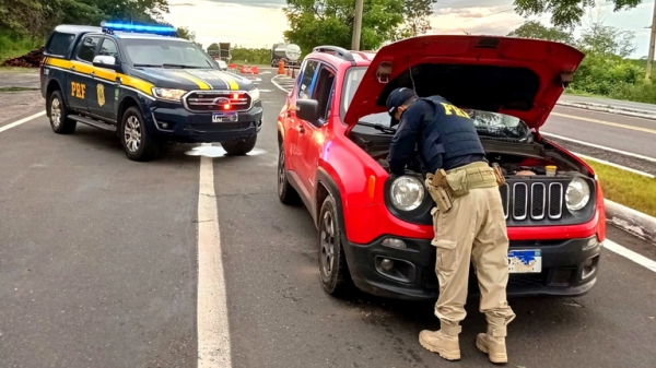 Durante o final de semana, PRF recupera em municípios maranhenses dois veículos roubados