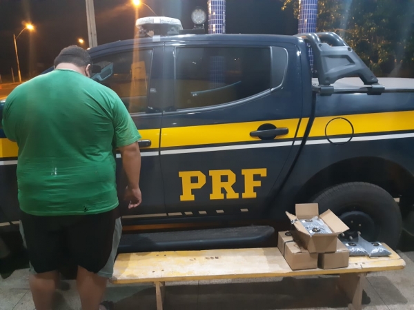 PRF em Porto Franco/MA encontra 70 Kg de chumbo em carreta suspeita de transportar munição para caça ilegal