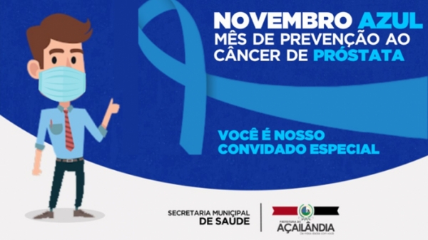 Novembro Azul - Mês de Prevenção ao Câncer de Próstata