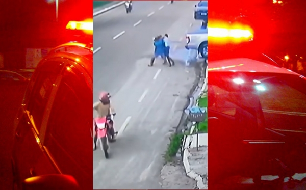 IMAGENS MOSTRAM TENTATIVA DE HOMICÍDIO EM LAVA-JATO NO BAIRRO BACURI EM IMPERATRIZ