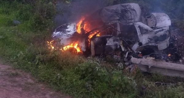 Motorista entra na contramão e causa grave acidente com vítima fatal