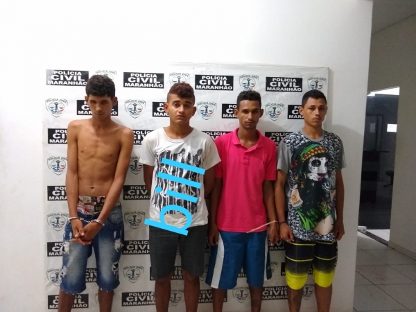 AÇAILÂNDIA – 4 Jovens são presos acusados de furto