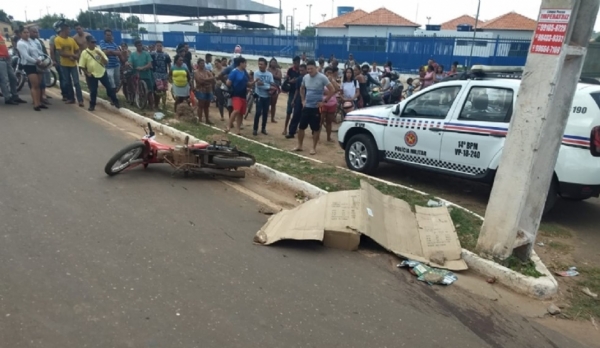 Mulher morre após colisão entre carroça e motocicleta em Imperatriz