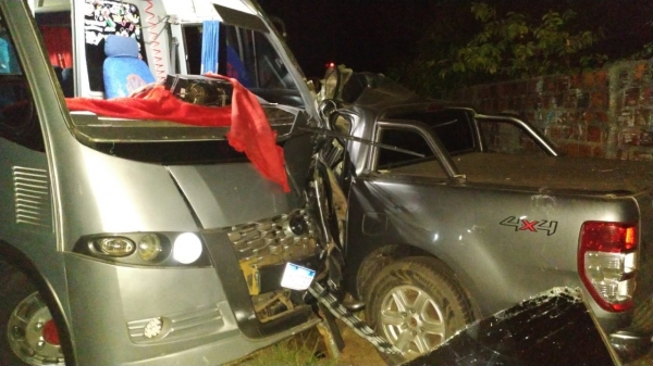 MARANHÃO - UM MORTO E DOIS FERIDOS GRAVES EM COLISÃO NA BR-402