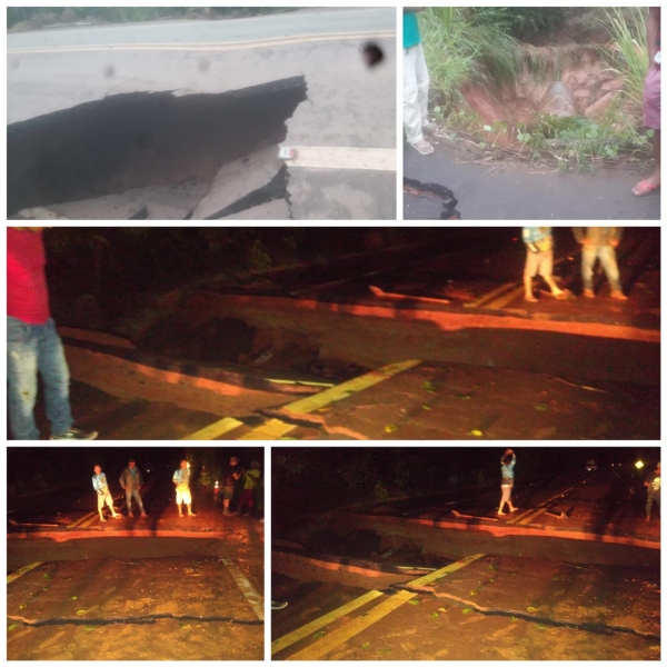 Atualização sobre o trecho rompido da BR-222, entre Santa Luzia / Buriticupu/MA