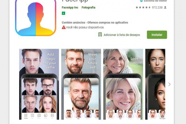 Aplicativo FaceApp pode abrir porta para abusos com dados dos usuários