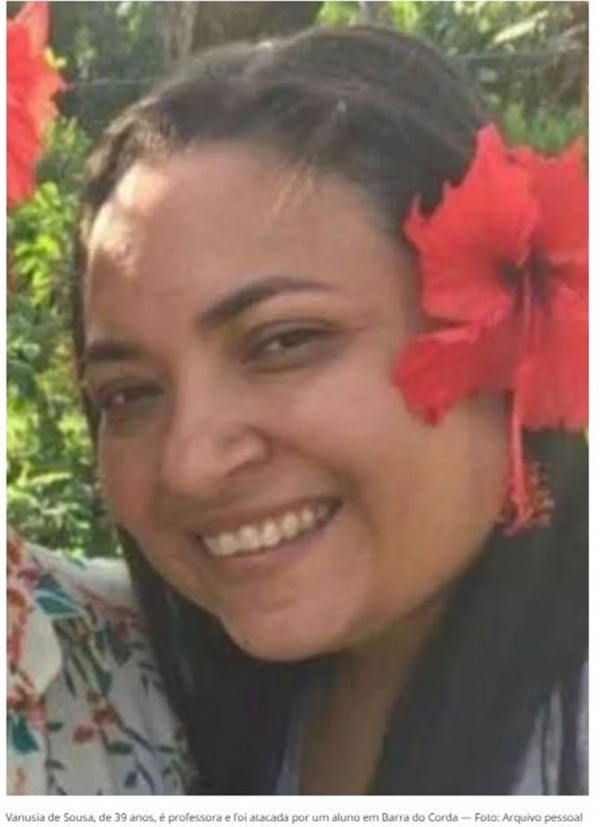 Aluno de 10 anos ateia fogo em professora dentro de escola em Barra do Corda, no MA