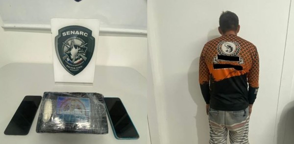 HOMEM É PRESO COM TABLETE COCAÍNA QUE SERIA DE CARGA QUE NAUFRAGOU PRÓXIMO À ILHA DE CURUPU NO MA