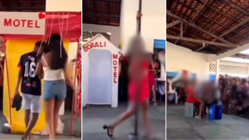ALUNOS MONTAM 'MOTEL' E SIMULAM ATOS SEXUAIS EM GINCANA ESCOLAR NO MARANHÃO