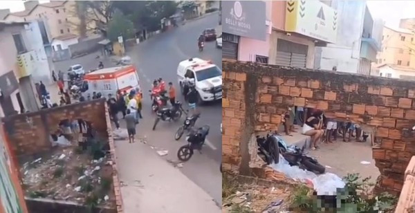 VÍDEO: MOTOCICLISTA MORRE E OUTRA PESSOA FICA FERIDA APÓS MOTO COLIDIR COM MURO PRÓXIMO AO SOCORRÃO II, NA GRANDE SÃO LUÍS