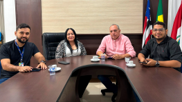  SEGOV DISCUTE COM REPRESENTANTE DO GOVERNO DO ESTADO VISITA TÉCNICA PARA CONSTRUÇÃO DE UM CENTRO DE CONVENÇÕES EM AÇAILÂNDIA