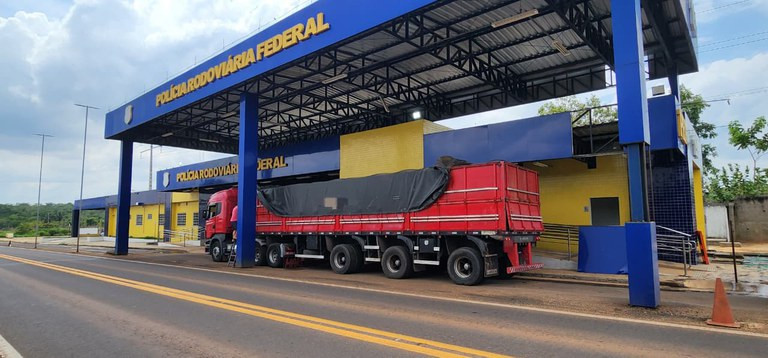 PRF APREENDE CARGA DE MADEIRA IRREGULAR E IDENTIFICA ESPÉCIES PROIBIDAS EM BALSAS (MA)