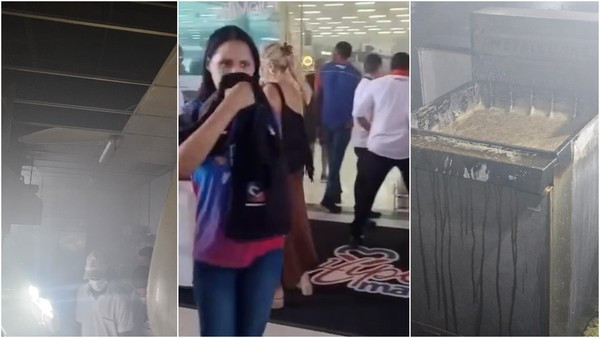 PRINCÍPIO DE INCÊNDIO PROVOCA EVACUAÇÃO NO SUPERMERCADO MATEUS, EM SÃO LUÍS; VÍDEO