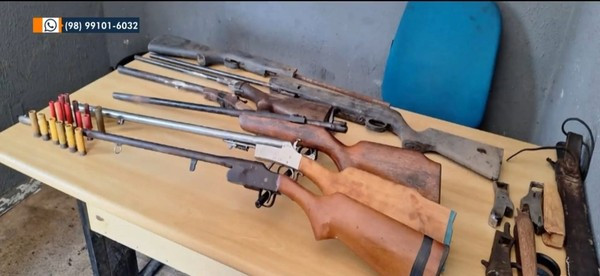 Polícia fecha fábrica clandestina de armas em Davinópolis, no MA