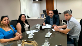 SEGUE AGENDA DE TRABALHO DE SECRETÁRIOS MUNICIPAIS DE AÇAILÂNDIA NA CAPITAL DO ESTADO