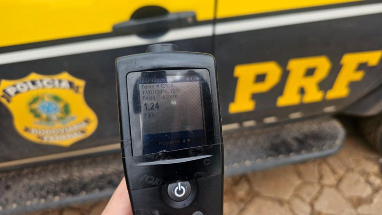 PRF REGISTRA SEIS PRISÕES POR EMBRIAGUEZ AO VOLANTE EM RODOVIAS FEDERAIS DO MARANHÃO
