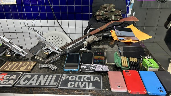 NOVE PESSOAS SÃO PRESAS EM OPERAÇÃO CONTRA TRÁFICO DE DROGAS E POSSE IRREGULAR DE ARMA NO MA
