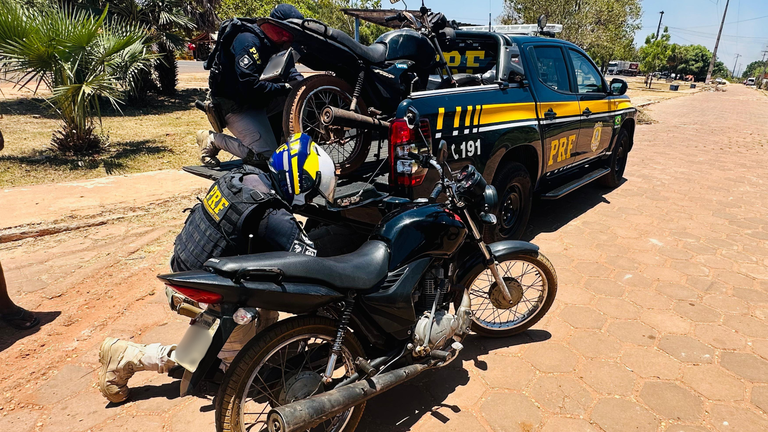 PRF RECUPERA EM TIMON (MA) DUAS MOTOCICLETAS FURTADAS EM TERESINA (PI)