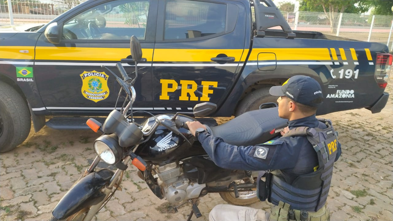 PRF APREENDE TRÊS MOTOCICLETAS COM SINAIS DE ADULTERAÇÃO NO MARANHÃO