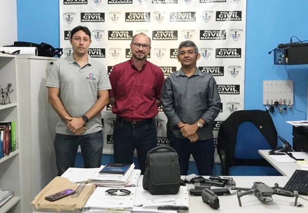 BALSAS - MPMA entrega drones às polícias Civil e Militar