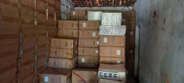 POLÍCIA CIVIL APREENDE, EM TIMON,CARGA DE CIGARROS CONTRABANDEADOS; UMA PESSOA FOI PRESA