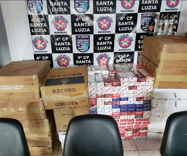 Polícia Militar do Maranhão apreende mercadoria ilegal após acidente na BR-222