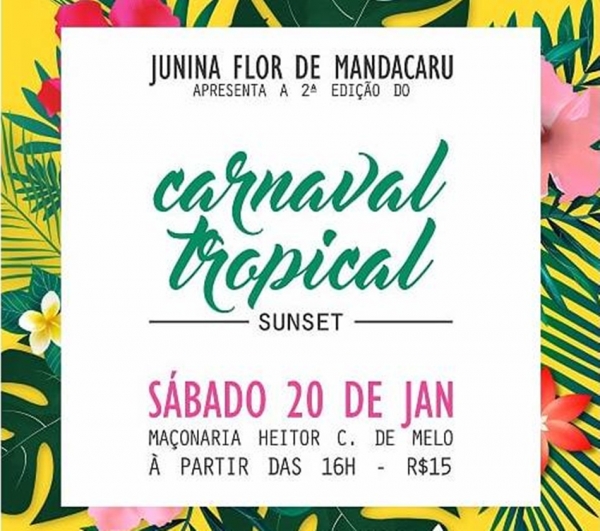 Flor de Mandacu realizará o 2° CarnaFlor